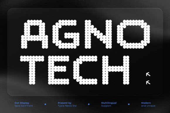 Agnotech: The Pixel Font That Bridges Retro and Future