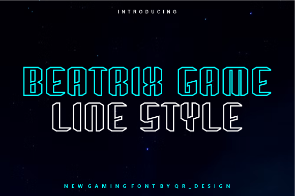 Beatrix Game Line: A Font for Bold Branding