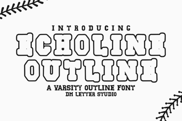Echoline Outline: A Playful & Refined Display Font