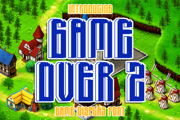 Game Over 2: The Bold Display Font for Modern Game Design