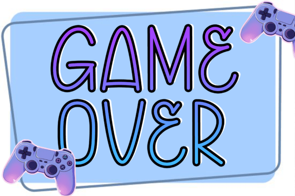 Game Over Font: Blending Arcade Nostalgia with Modern Playfulness