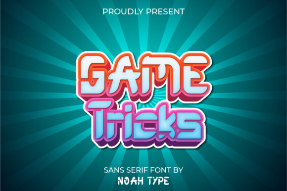 Game Tricks: A Display Font for High-Impact Visuals