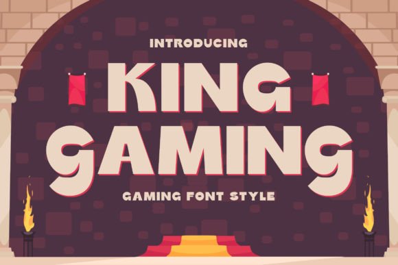 King Gaming: Command Attention with This Adventure Font