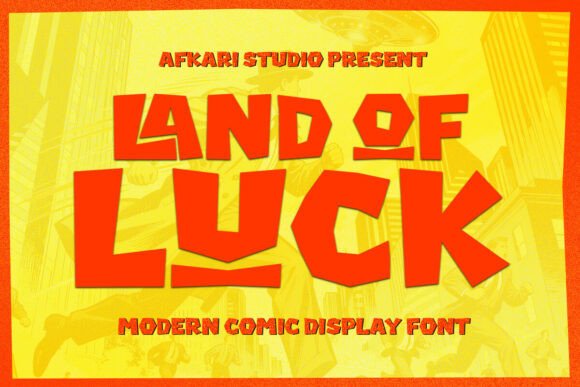 Land of Luck Font: Bold, Retro, and Ready for Action