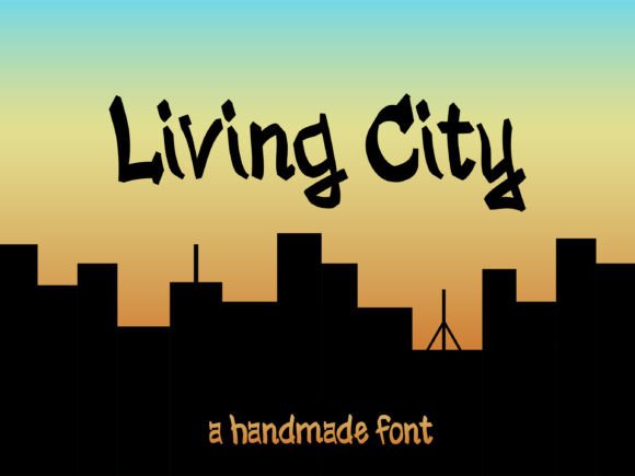 Living City: A Modern Graffiti Font for Bold Projects