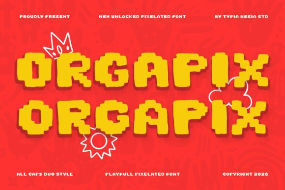 Orgapix: Level Up Your Projects with This Pixel Font
