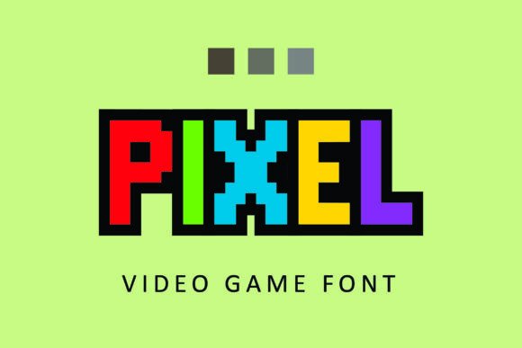 Pixel Font: Instant 8-Bit Nostalgia for Your Designs