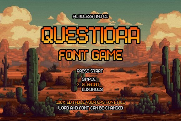 Questiora: The Bold Typeface for Game Design
