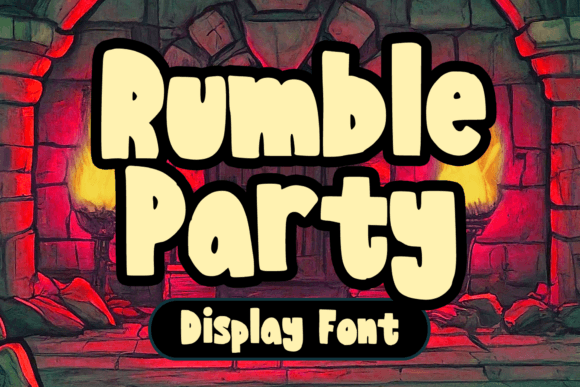 Rumble Party: A Bold Game Font with Medieval Charm