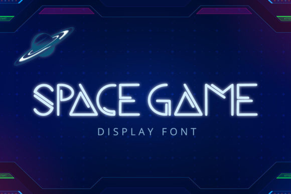 Space Game: The Display Font with a Futuristic Edge
