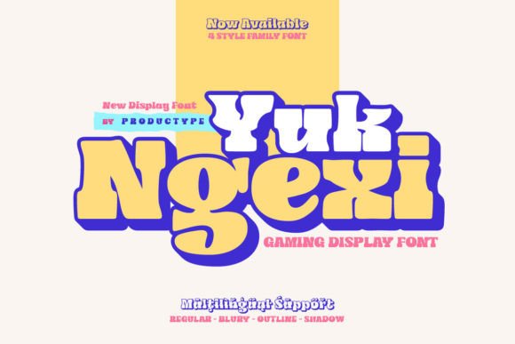 Yuk Ngexi: Unleashing Bold, Gaming-Inspired Typography