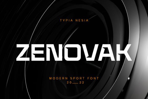 Zenovak: A Display Font for Bold, Future-Forward Design