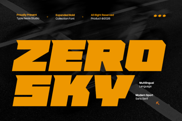 Zero Sky: A Typeface for High-Performance Visuals